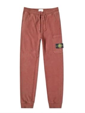 Stone Island Rose Sweatpants XL Cotton Cargo Joggers Compass Patch 29 Inseam